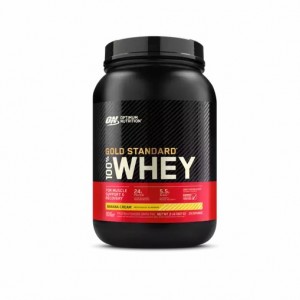 Optimum Nutrition GOLD STANDARD 100% WHEY™ Banana Cream 2 lb (29 Servings) Greece | 51FEIWJQP