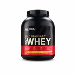 Optimum Nutrition GOLD STANDARD 100% WHEY™ Banana Cream 5 lb (73 Servings) Greece | 92TPUCGZQ
