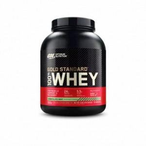 Optimum Nutrition GOLD STANDARD 100% WHEY™ Chocolate Mint 5 lb (70 Servings) Greece | 18OYNZAME