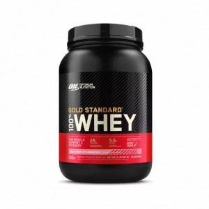 Optimum Nutrition GOLD STANDARD 100% WHEY™ Delicious Strawberry 2 lb (29 Servings) Greece | 75RTNWDPF