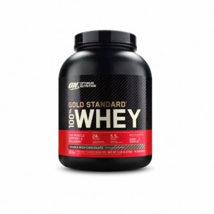 Optimum Nutrition GOLD STANDARD 100% WHEY™ Double Rich Chocolate 5 lb (74 Servings) Greece | 80IDHLROE