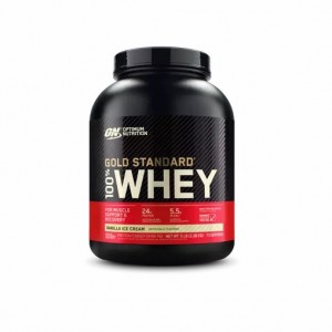 Optimum Nutrition GOLD STANDARD 100% WHEY™ Vanilla Ice Cream 5 lb (73 Servings) Greece | 50HPKFRQG