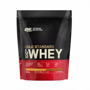 Optimum Nutrition Gold Standard 100% Whey Protein Powder Chocolate Peanut Butter 480 grams (15 Servings) Greece | 27HATLCWS