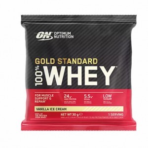 Optimum Nutrition Gold Standard 100% Whey Powder Sachets Vanilla Ice Cream 1 sachet (30 grams) Greece | 78GVIEHOQ