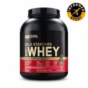 Optimum Nutrition Gold Standard 100% Whey - Elite Series Delicious Strawberry 2.27 kg Greece | 13KTGCYPS