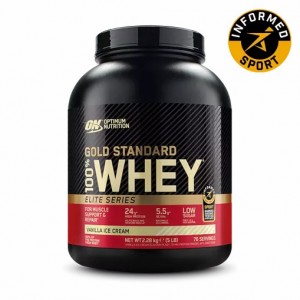 Optimum Nutrition Gold Standard 100% Whey - Elite Series Vanilla Ice Cream 2.27 kg (77) Greece | 58APRDFCU