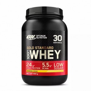 Optimum Nutrition Gold Standard 100% Whey Protein Powder Banana Cream 900 grams (30 Servings) Greece | 60TADZCQV