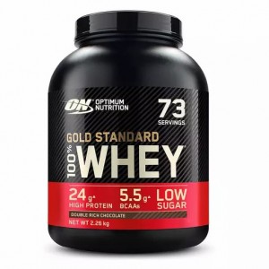 Optimum Nutrition Gold Standard 100% Whey Protein Powder Double Rich Chocolate 2.26 kg (76 Servings) Greece | 68MNRPFBY