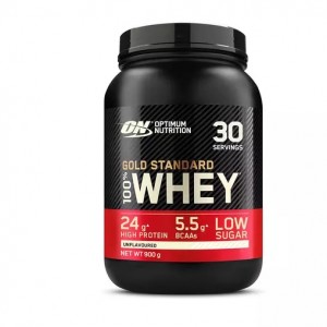 Optimum Nutrition Gold Standard 100% Whey Protein Powder Unflavoured 900 grams (30 Servings) Greece | 43WQYZACO