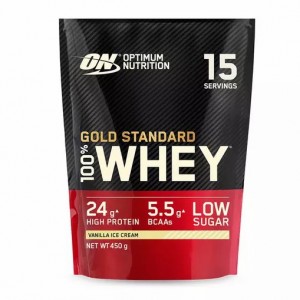 Optimum Nutrition Gold Standard 100% Whey Protein Powder Vanilla Ice Cream 450 grams (15 Shakes) Greece | 08YGOATXW