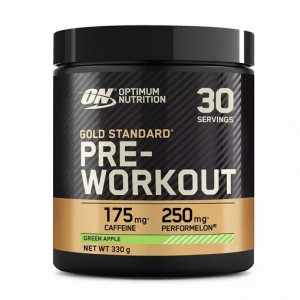 Optimum Nutrition Gold Standard Pre-Workout Green Apple 330 grams (30 Servings) Greece | 89FLOAXNG
