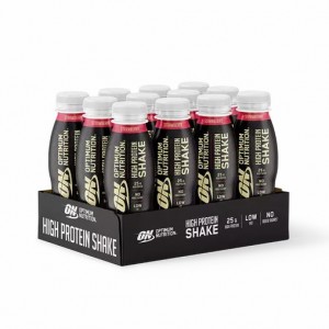 Optimum Nutrition High Protein Shake Elite Strawberry 3300 ml (12 pieces) Greece | 47OZJURAC