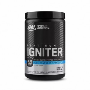 Optimum Nutrition Platinum Igniter Blue Raspberry Freeze 0.84 lb (20 Servings) Greece | 25MCGDLZF