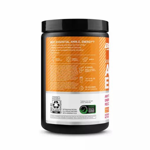 Optimum Nutrition ESSENTIAL AMIN.O. ENERGY® *new* Peach Mango Tango - Notify Me 0.6 lb - Notify me Greece | 64HEVTUFM