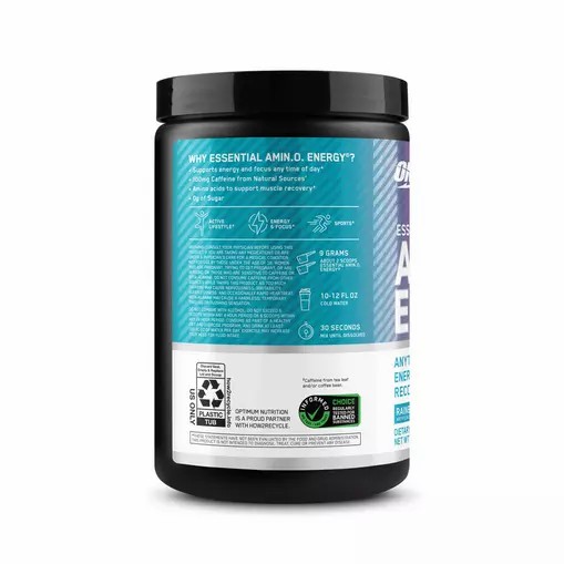 Optimum Nutrition ESSENTIAL AMIN.O. ENERGY® *new* Rainbow Sherbet - Notify Me 0.6 lb - Notify me Greece | 79GJMQZUA