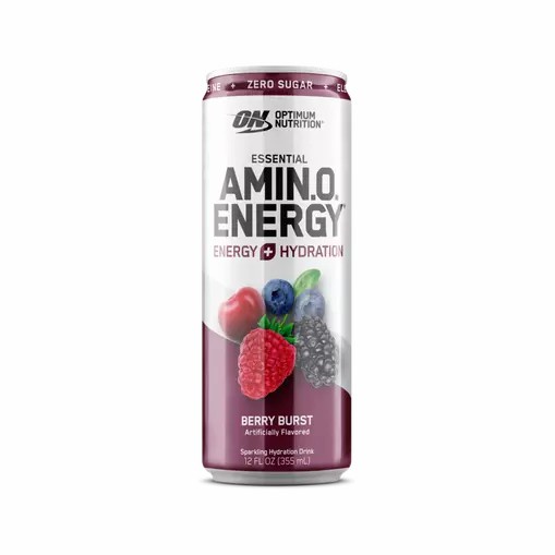 Optimum Nutrition ESSENTIAL AMIN.O. ENERGY+ Electrolytes Sparkling Berry Burst 355ml * 12 Cans (12 Servings) Greece | 45VYNCWFT