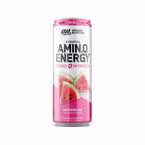 Optimum Nutrition ESSENTIAL AMIN.O. ENERGY+ Electrolytes Sparkling Watermelon 355ml * 12 Cans (12 Servings) Greece | 38SVLADIF