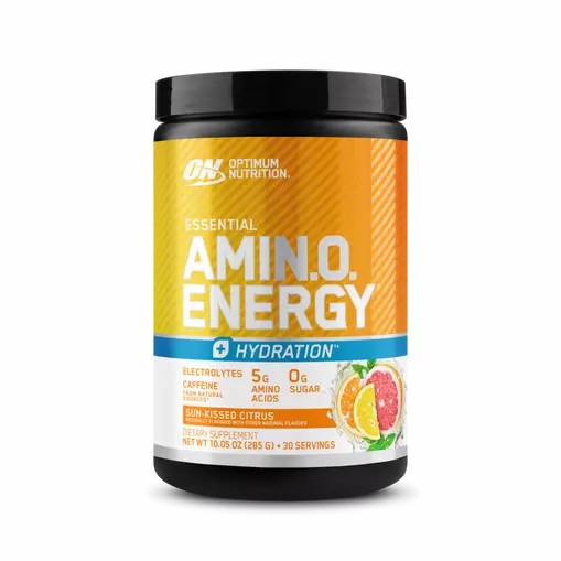 Optimum Nutrition Essential AMIN.O. ENERGY + Electrolytes *new* Sun-kissed Citrus 0.63 lb (30 Servings) Greece | 86GQOBPTL