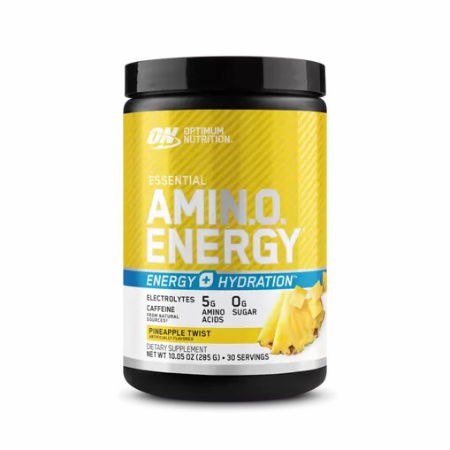 Optimum Nutrition Essential AMIN.O. ENERGY + Electrolytes Pineapple Twist 0.63 lb (30 Servings) Greece | 57HXCVUBF