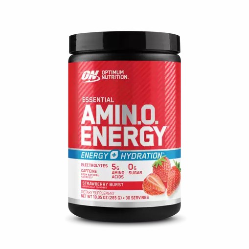 Optimum Nutrition Essential AMIN.O. ENERGY + Electrolytes Strawberry Burst 0.63 lb (30 Servings) Greece | 71JUMSDWG