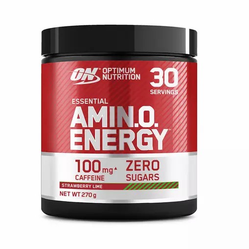 Optimum Nutrition Essential AMIN.O. Energy Strawberry Lime 270 grams (30 Servings) Greece | 98HPJNZEK