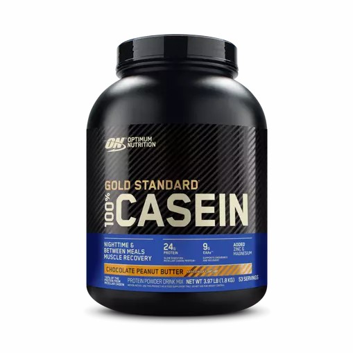 Optimum Nutrition GOLD STANDARD® 100% Casein Chocolate Peanut Butter 4 lb (53 Servings) Greece | 39SDXPTJO
