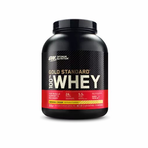 Optimum Nutrition GOLD STANDARD 100% WHEY™ Banana Cream 5 lb (73 Servings) Greece | 92TPUCGZQ