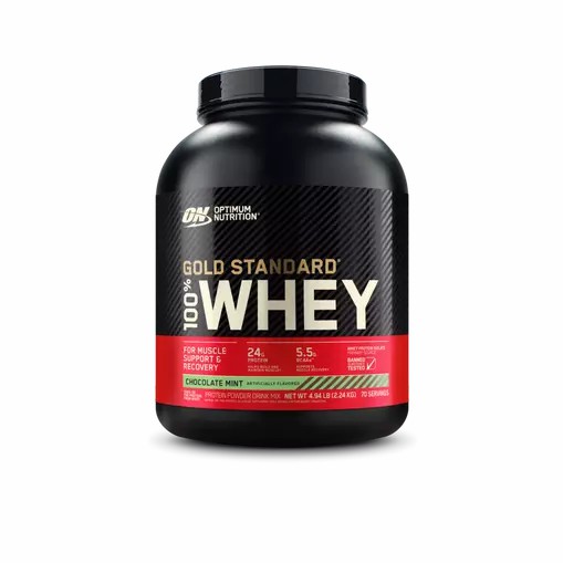 Optimum Nutrition GOLD STANDARD 100% WHEY™ Chocolate Mint 5 lb (70 Servings) Greece | 18OYNZAME