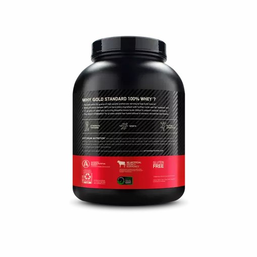 Optimum Nutrition GOLD STANDARD 100% WHEY™ Delicious Strawberry 5 lb (73 Servings) Greece | 86TONSFCB