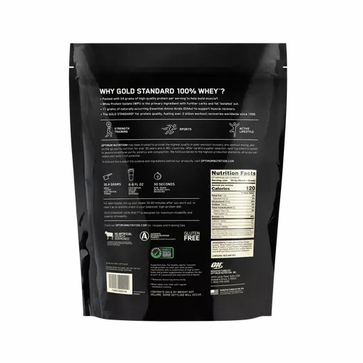 Optimum Nutrition GOLD STANDARD 100% WHEY™ Double Rich Chocolate 1.5 lb (22 Servings) Greece | 18MJOQBGD