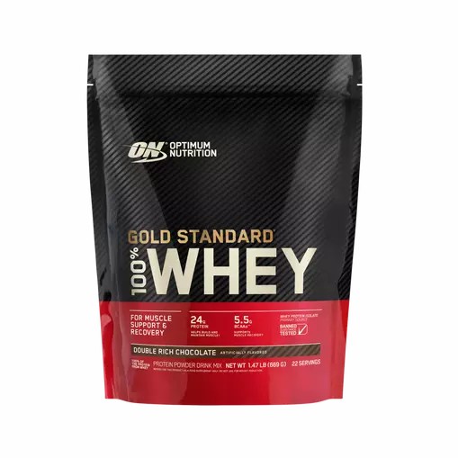 Optimum Nutrition GOLD STANDARD 100% WHEY™ Double Rich Chocolate 1.5 lb (22 Servings) Greece | 18MJOQBGD