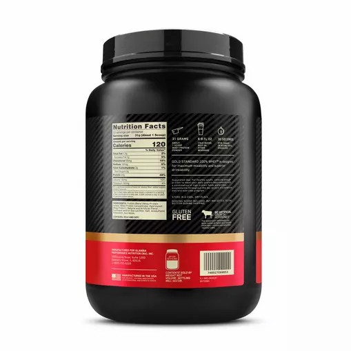 Optimum Nutrition GOLD STANDARD 100% WHEY™ French Vanilla Creme 1.5 lb (22 Servings) Greece | 14DEOXYCK