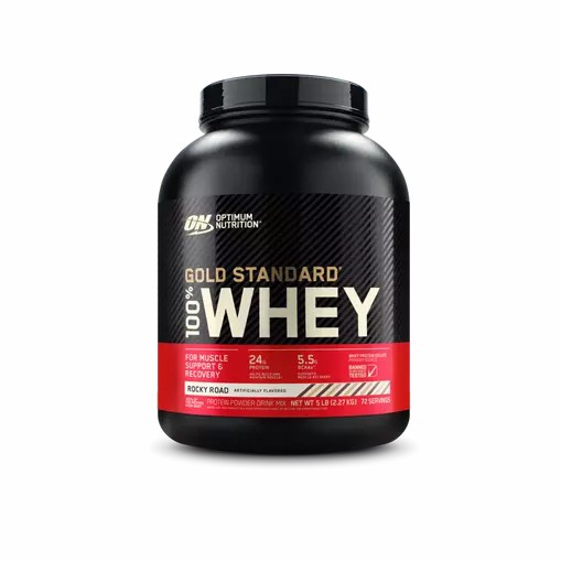 Optimum Nutrition GOLD STANDARD 100% WHEY™ Rocky Road 5 lb (72 Servings) Greece | 91JRQCPBM