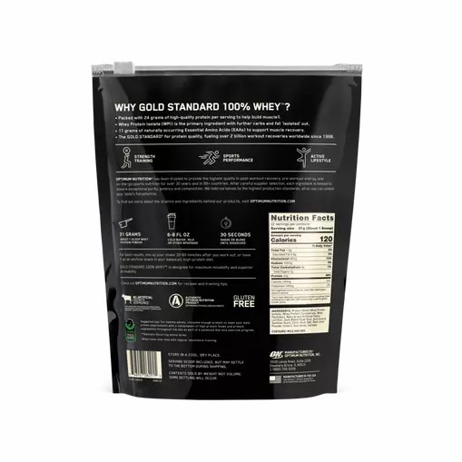 Optimum Nutrition GOLD STANDARD 100% WHEY™ Strawberries & Cream 1.5 lb (22 Servings) Greece | 78EJKLQMN