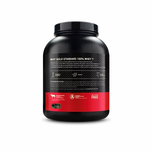 Optimum Nutrition GOLD STANDARD 100% WHEY™ Strawberries & Cream 5 lb (73 Servings) Greece | 85BRIHWQT