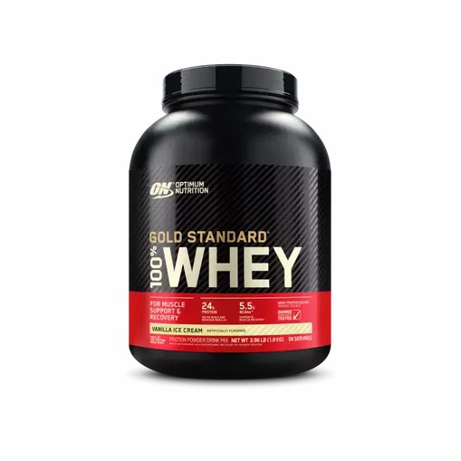 Optimum Nutrition GOLD STANDARD 100% WHEY™ Vanilla Ice Cream 4 lb (58 Servings) Greece | 98MNDWSXO