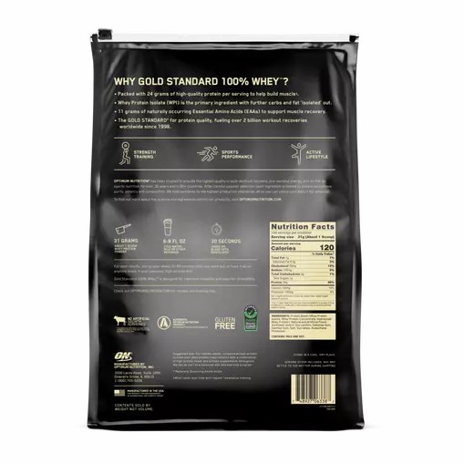 Optimum Nutrition GOLD STANDARD 100% WHEY™ Vanilla Ice Cream 10 lb - Notify me Greece | 43YJHIMQP
