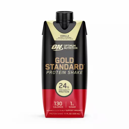 Optimum Nutrition GOLD STANDARD® Ready To Drink Protein Shake Vanilla 12 Cartons (12 Servings) Greece | 06SUFWCAV