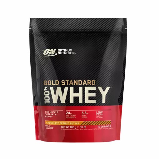 Optimum Nutrition Gold Standard 100% Whey Protein Powder Chocolate Peanut Butter 480 grams (15 Servings) Greece | 27HATLCWS