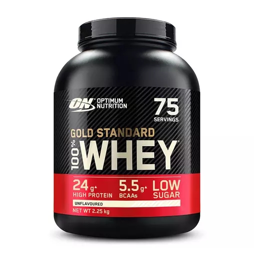 Optimum Nutrition Gold Standard 100% Whey Protein Powder Unflavoured 2.25 kg (75 Servings) Greece | 91DZQVHPA