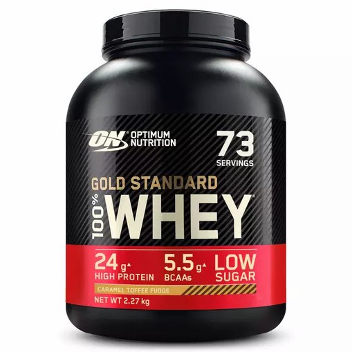 Optimum Nutrition Gold Standard 100% Whey Protein Powder Caramel Toffee Fudge 2.27 kg (73 Servings) Greece | 09PDWXMYV