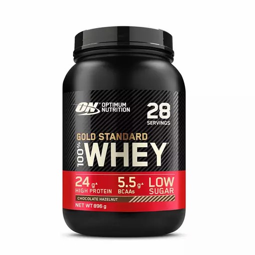 Optimum Nutrition Gold Standard 100% Whey Protein Powder Chocolate Hazelnut 896 grams (28 Servings) Greece | 91ZSVYEIJ