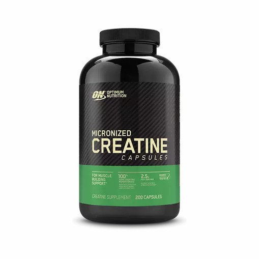 Optimum Nutrition Micronized Creatine Capsules 200 Capsules (100 Servings) Greece | 19TDRXMFY