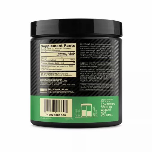 Optimum Nutrition Micronized Creatine Powder Blueberry Lemonade 0.79 lb (60 Servings) Greece | 05ISAQTFW