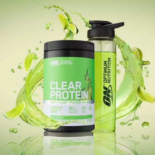 Optimum Nutrition ON Clear Protein 100% Plant Protein Isolate Lime Sorbet 280 grams (10 Servings) Greece | 74DORVGHP