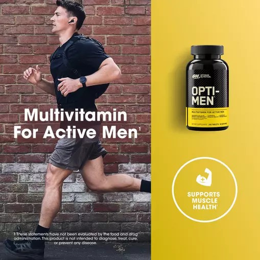 Optimum Nutrition OPTI-MEN® Multivitamin Tablets 240 Tablets (80 Servings) Greece | 29QCLTBDY