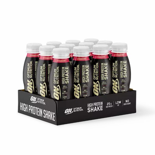 Optimum Nutrition Optimum Protein Shake Strawberry 3960 ml (12 bottles) Greece | 29MSBFYEL