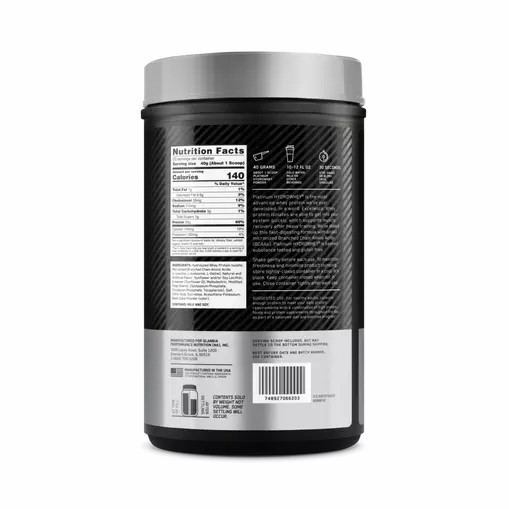 Optimum Nutrition PLATINUM HYDROWHEY™ Supercharged Strawberry 1.76 lb (20 Servings) Greece | 03STOMKQR