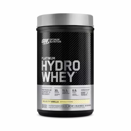 Optimum Nutrition PLATINUM HYDROWHEY™ Velocity Vanilla 1.76 lb (20 Servings) Greece | 42ZGIHUNY