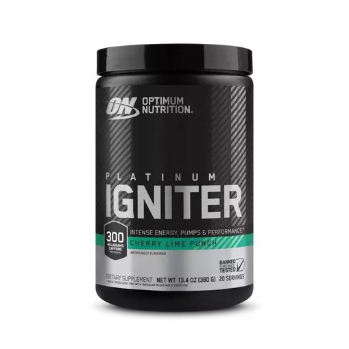 Optimum Nutrition Platinum Igniter Cherry Lime Punch 0.84 lb (20 Servings) Greece | 61JZIMSEP